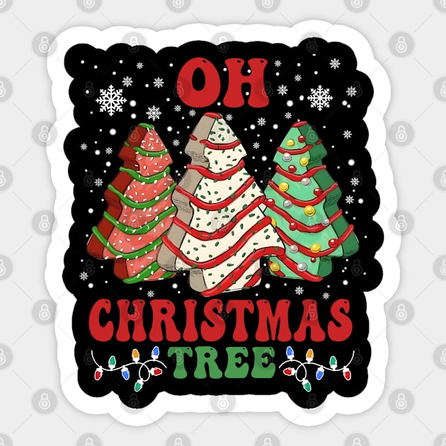 Oh Christmas Tree Cakes Sticker by JanaeLarson